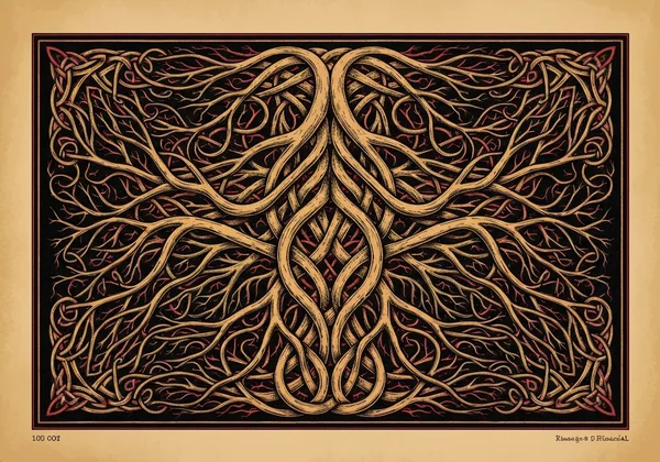 Abstract representation of mind-body connection with pain areas