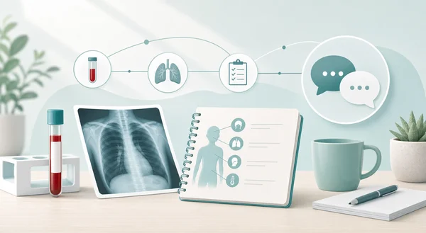 Sarcoidosis evaluation workflow